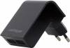 Charger USB 2 Ports Energenie 2.1A EG-U2C2A-02 Black